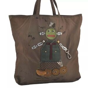 Prada Nylon Tessuto Robot Tote Bag/Shoulder Bag Olive Green | Women’s | Used |